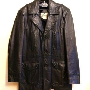 Vintage Berman's Leather Jacket, size 42